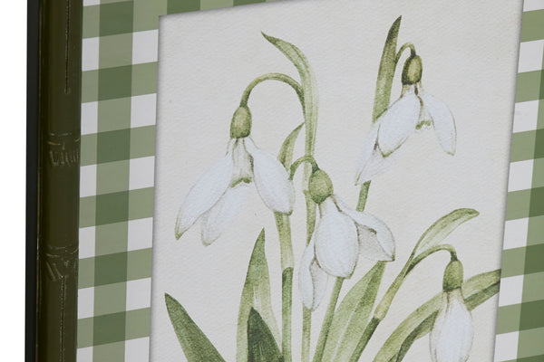 Vista trasera del cuadro con sistema de anclaje - decoración de pared rústica Brocantia