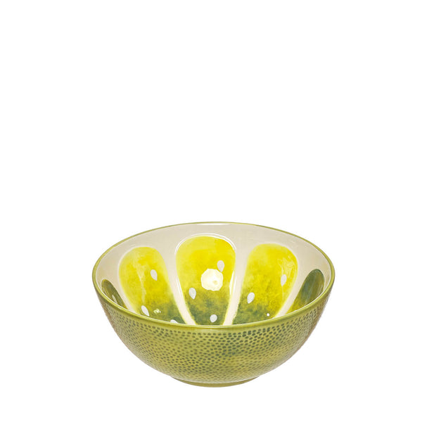 cuenco grande de gres diseño lima Brocantia color verde