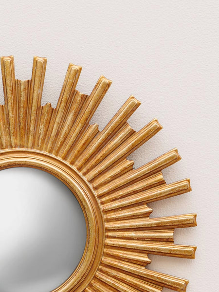 Espejo convexo sol dorado