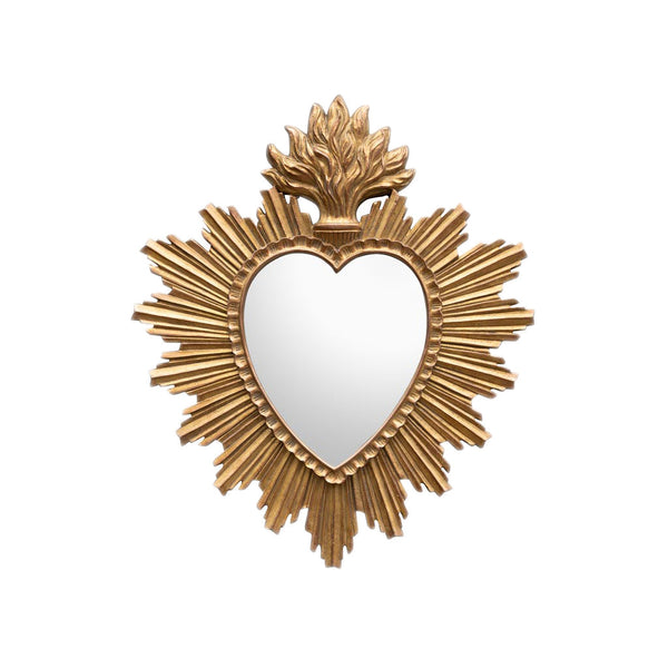 Espejo ex voto dorado
