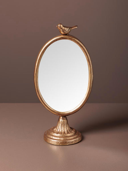 espejo decorativo vintage de metal envejecido