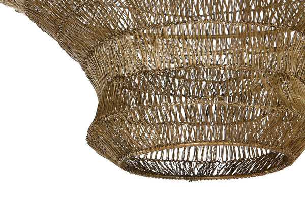 Lámpara de techo malla metal alargada