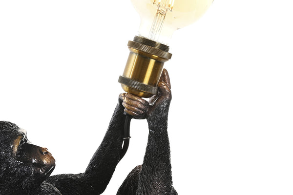 Lámpara de sobremesa mono tumbado dorado oscuro