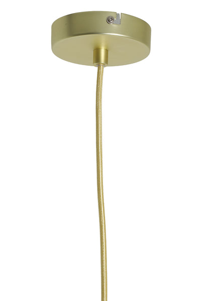 Lámpara campana verde Brocantia