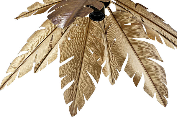 Lámpara plumas doradas Brocantia