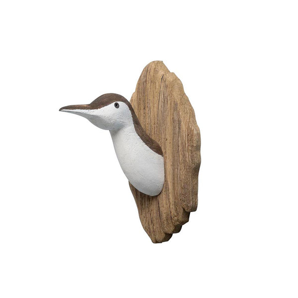 Percha pájaro madera