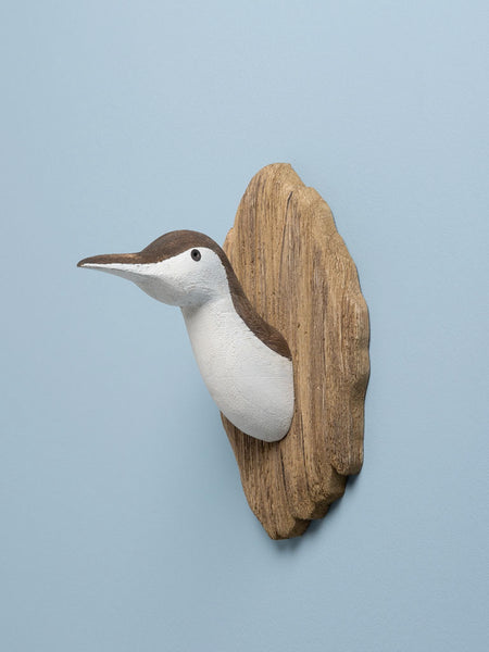 Percha pájaro madera