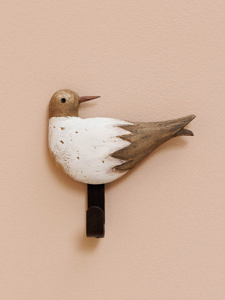 Percha pájaro madera claro