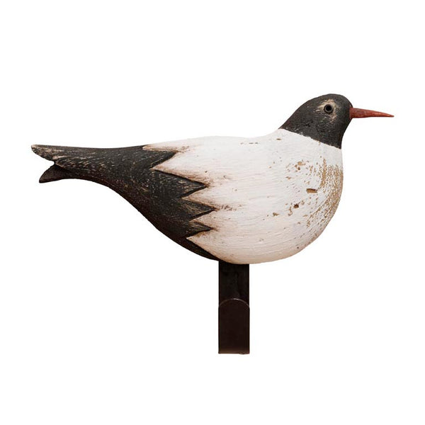 Percha pájaro madera oscuro