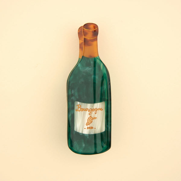 Pinza para el pelo botella de vino