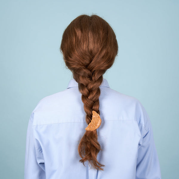 Pinza para el pelo croissant