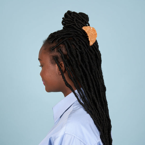 Pinza para el pelo croissant