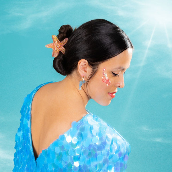 Pinza para el pelo estrella de mar