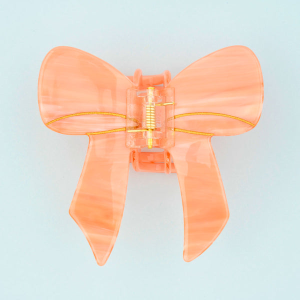 Pinza para el pelo lazo rosa