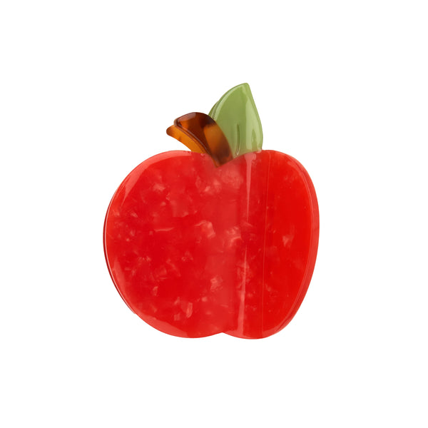 Pinza para el pelo manzana