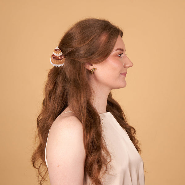 Pinza para el pelo pastel Religieuse