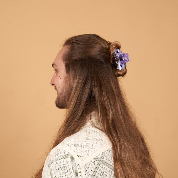 Pinza para el pelo ramo pensamientos