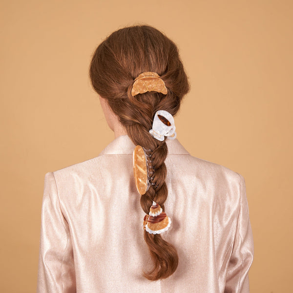 Pinza para el pelo taza de café