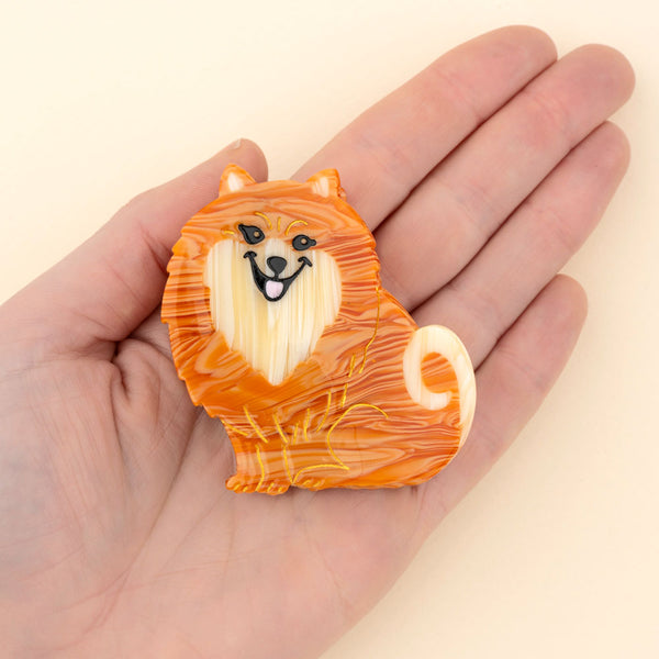 Pinza para el pelo pomeranian