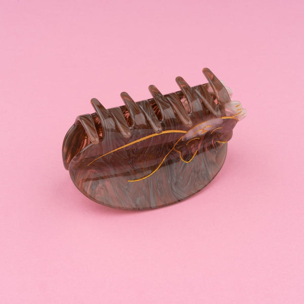 Pinza para el pelo gato dormido Brocantia