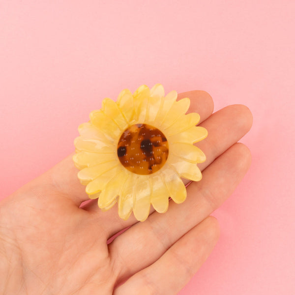 Pinza para el pelo girasol Brocantia