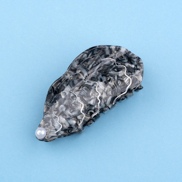 Pinza para el pelo ostra Brocantia