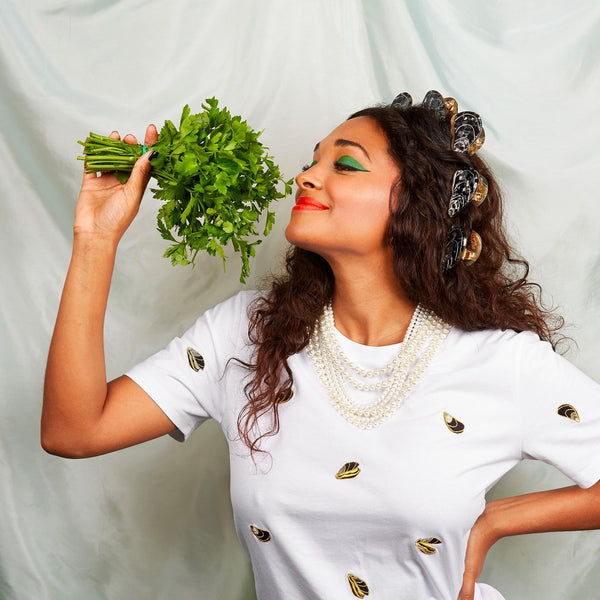 Pinza para el pelo mejillón Brocantia