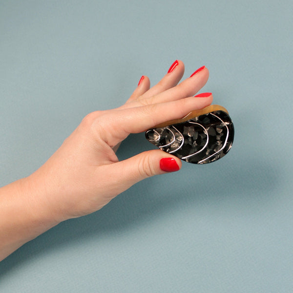 Pinza para el pelo mejillón Brocantia