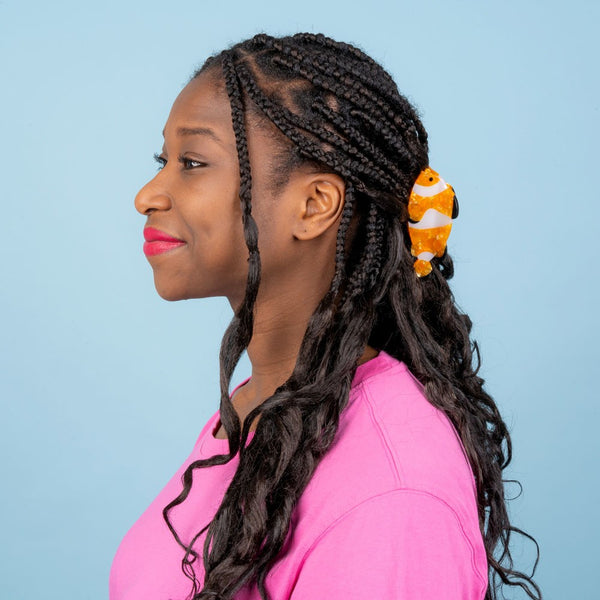 Pinza para el pelo pez payaso Brocantia