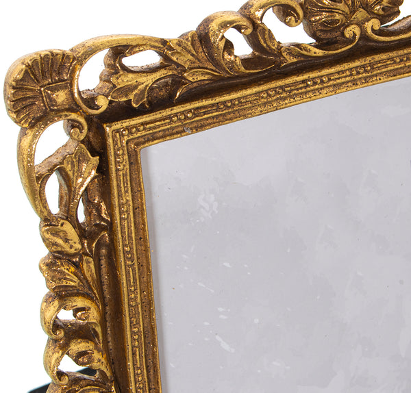 Portafotos barroco dorado Brocantia