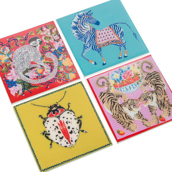 posavasos-cuadrados-coloridos-animales-exoticos-mdf-brocantia