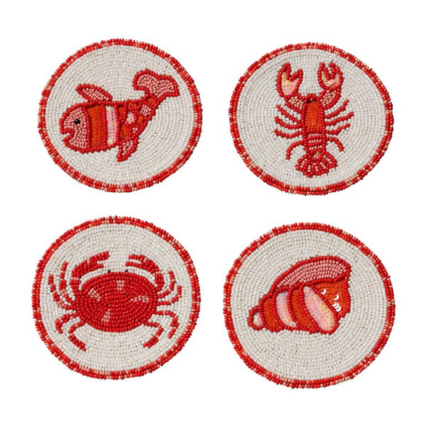 Set 4 posavasos marinos