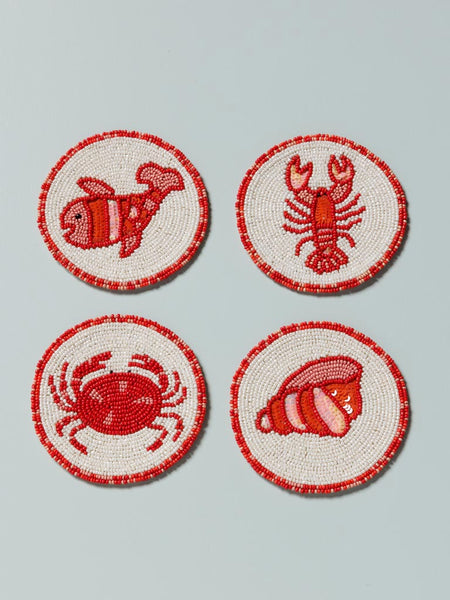 Set 4 posavasos marinos