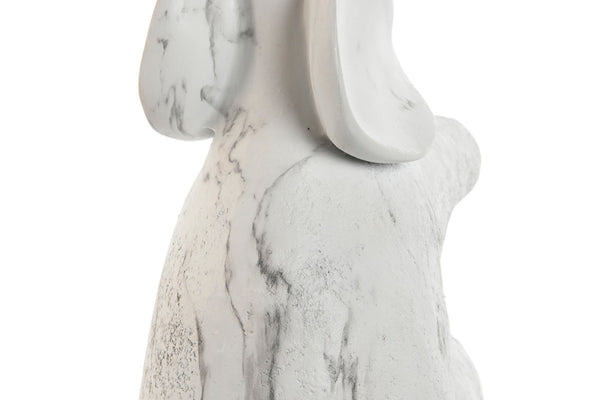 Sujetalibros elefantes blanco roto