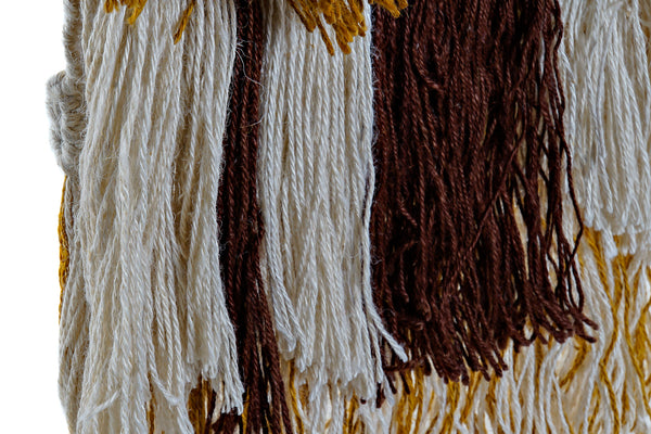 flecos largos tapiz artesanal decorativo boho