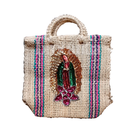 Bolsa mandado Mexicana Itxle Virgen de Guadalupe Brocantia