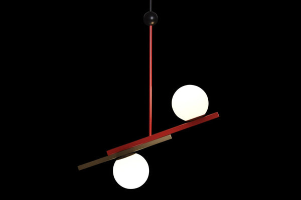 Lámpara abstracta horizontal Brocantia