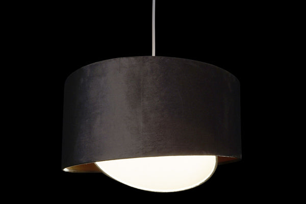 Lámpara pantalla doble - Brocantia - Tienda decoracion y regalos Oviedo