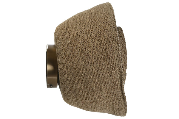 vista lateral aplique de pared estilo boho