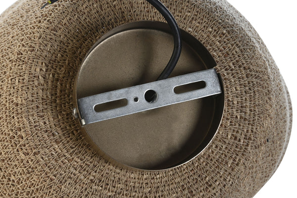 estructura trasera metálica aplique de yute