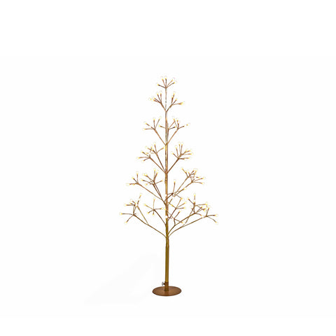 árbol decorativo navideño con 120 luces LED cálidas