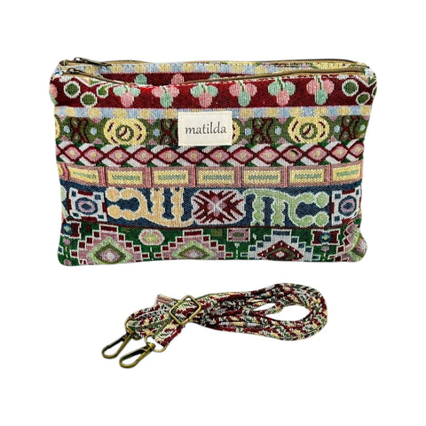 Bolso bandolera doble boho
