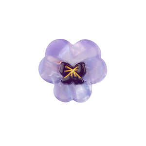 Broche pensamiento lila Coucou Suzette sobre fondo blanco – Brocantia tienda online Oviedo