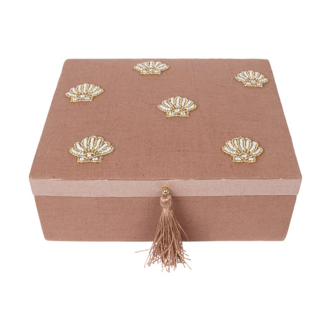 Caja joyero conchas