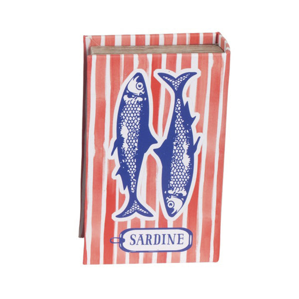 Caja camuflada de sardinas con interior oculto