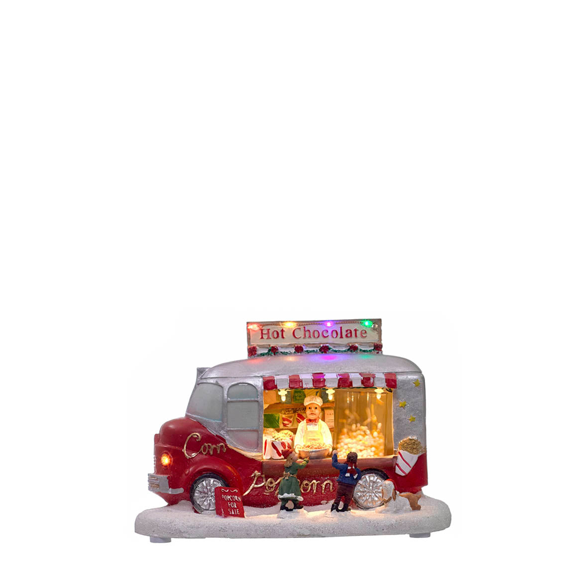 Camión vendedor palomitas con luz LED