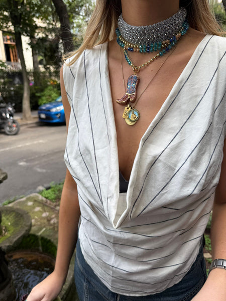 Collar Bota Charra