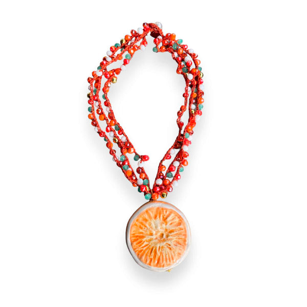 Collar Naranja corto
