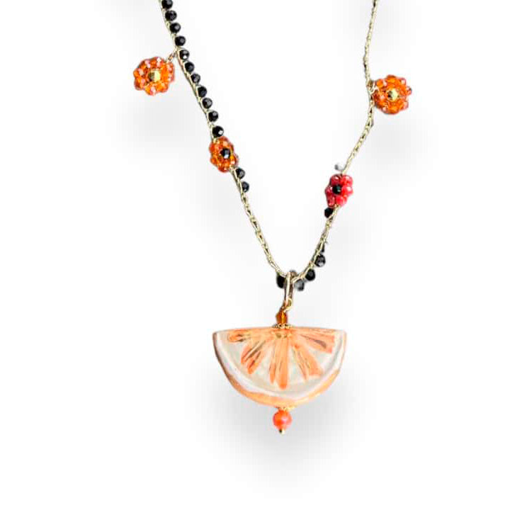 Collar Naranja largo