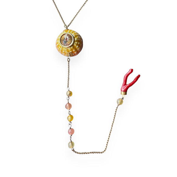 Collar Erizo amarillo